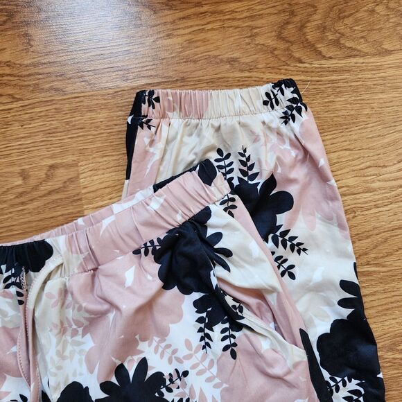 Arianna By Howards Floral Pajama Set Leisure Suit Comfy Size S/M Loungewear - Picture 11 of 15